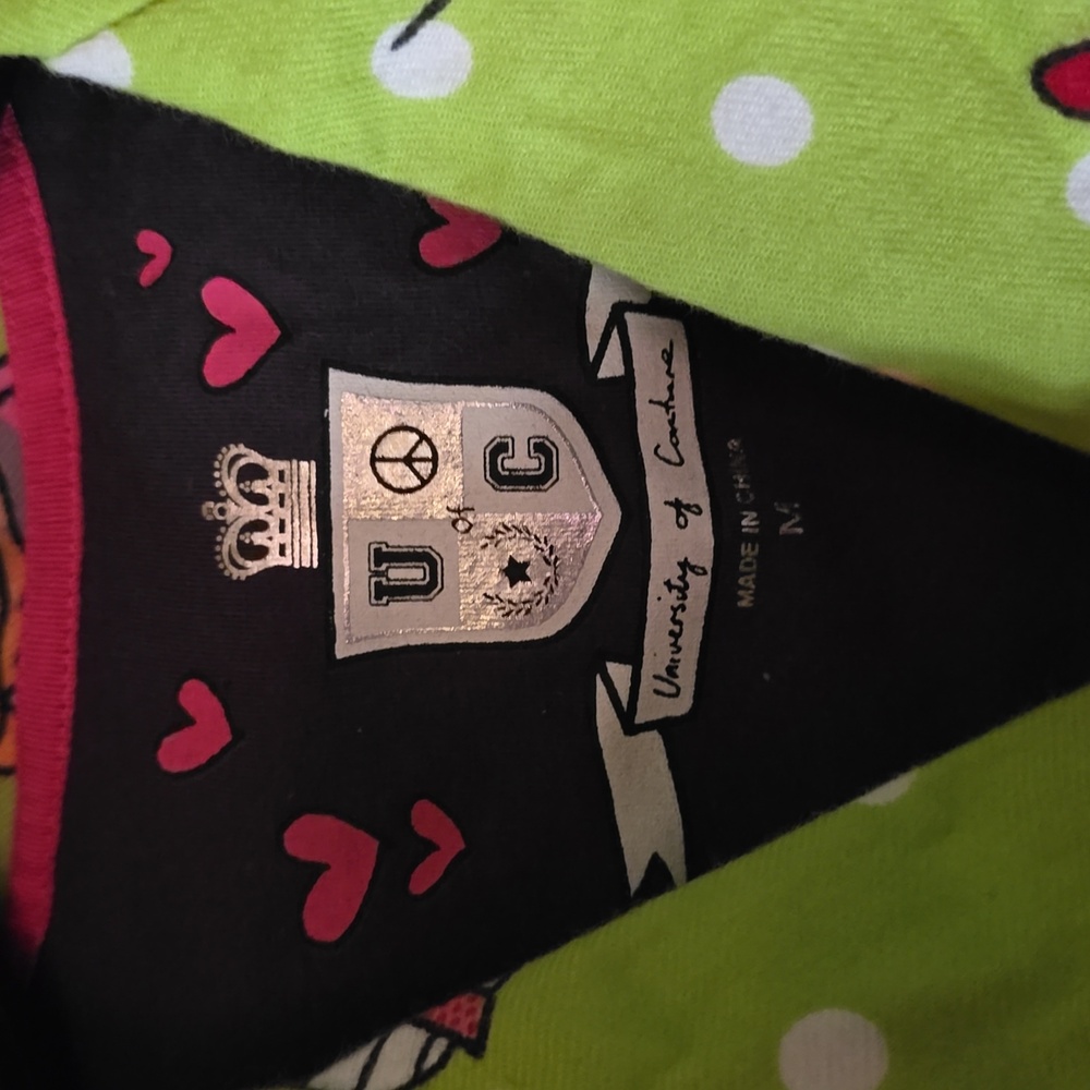 University of Couture Cupcake Pajama Top Size M - Picture 4 of 14
